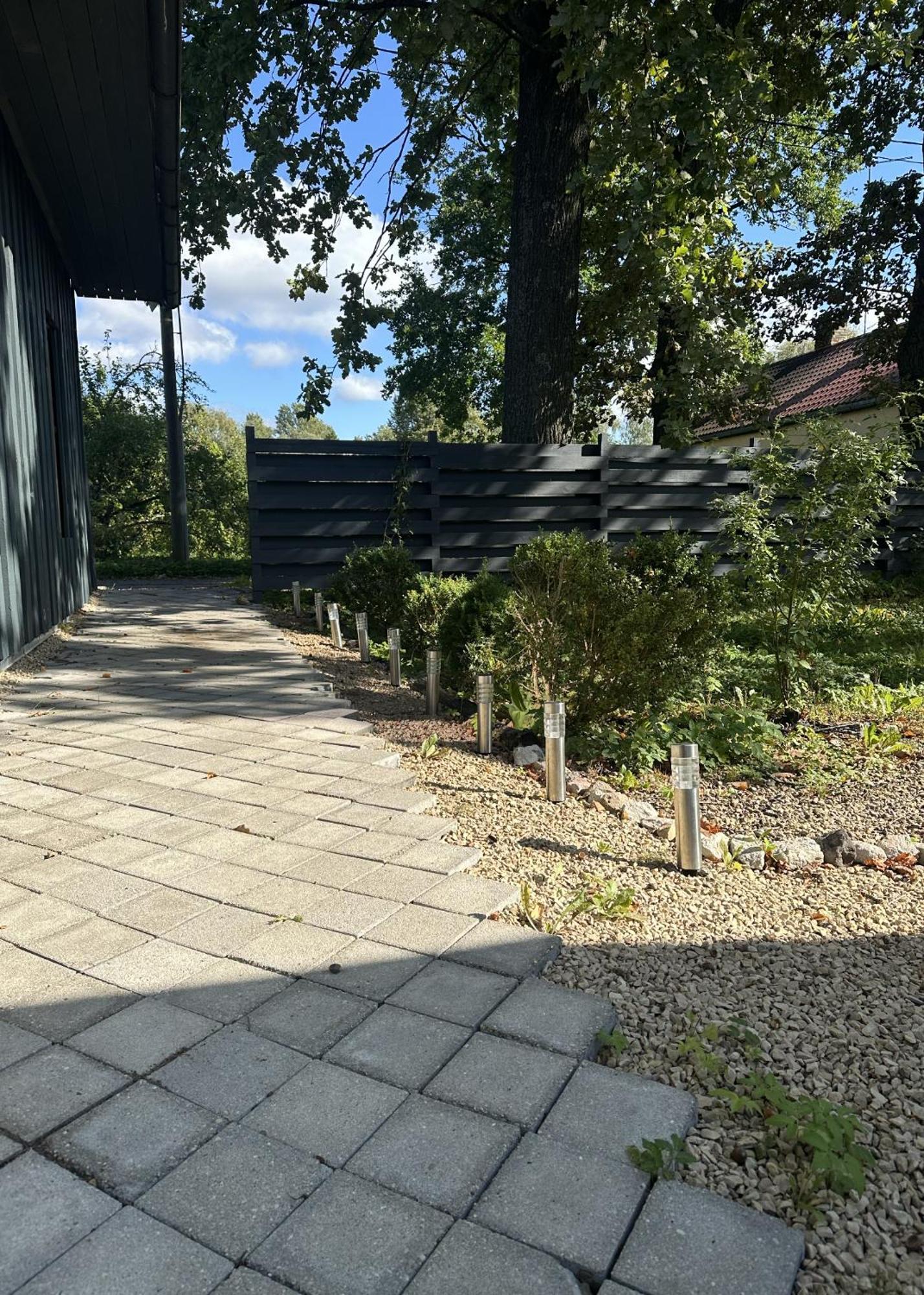 Вилла Amazing Little House On An Island With Garden Рига Экстерьер фото