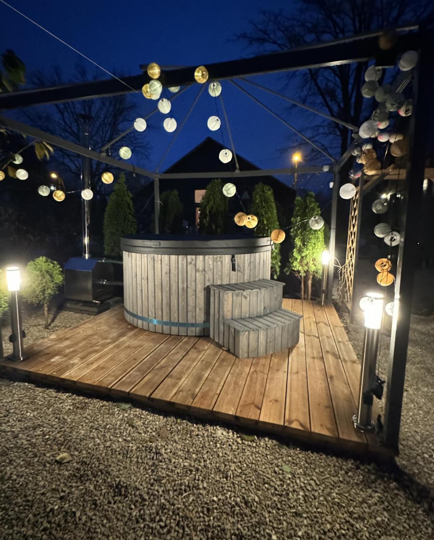 Вилла Amazing Little House On An Island With Garden Рига Экстерьер фото